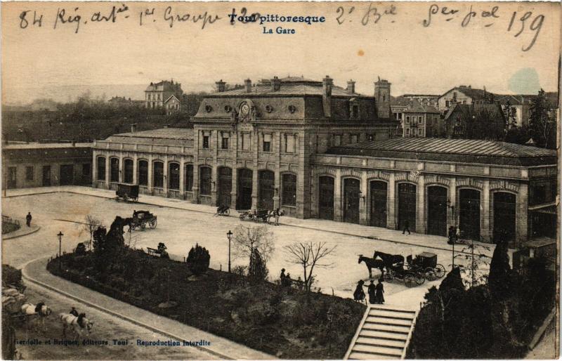 Carte postale ancienne Toul la Gare