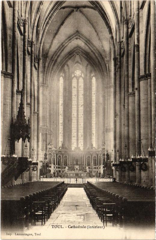 Carte postale ancienne Toul Cathedrale