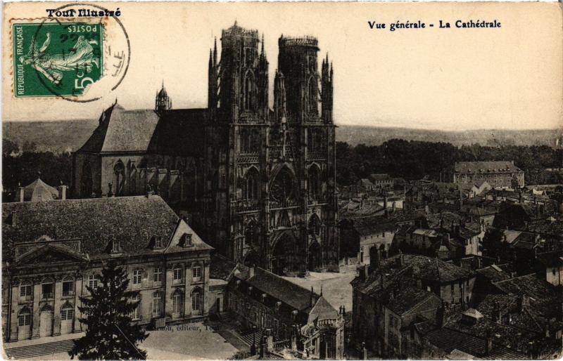 Carte postale ancienne Toul Cathedrale