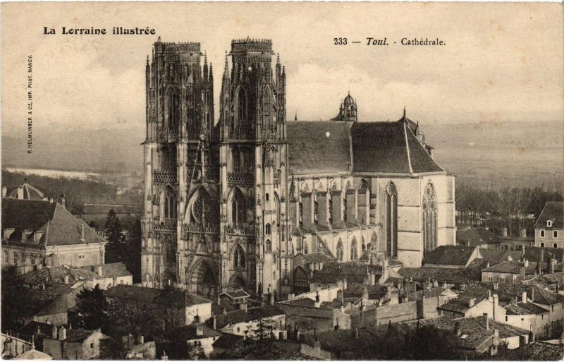 Carte postale ancienne Toul Cathedrale