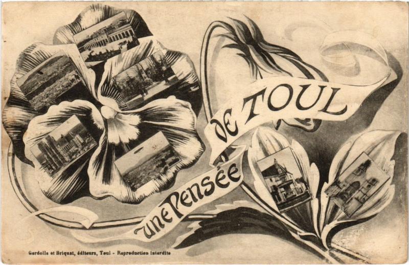 Carte postale ancienne Toul souvenir