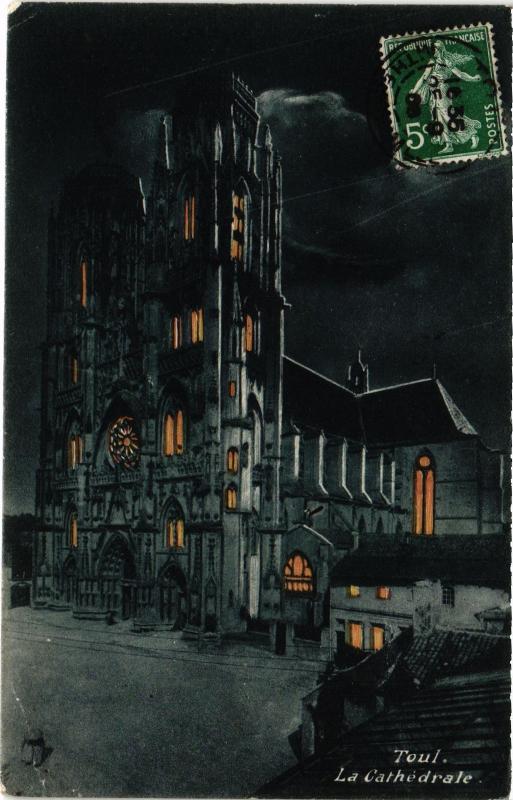 Carte postale ancienne Toul Cathedrale