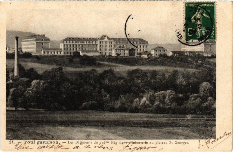 Carte postale ancienne Toul les batiments