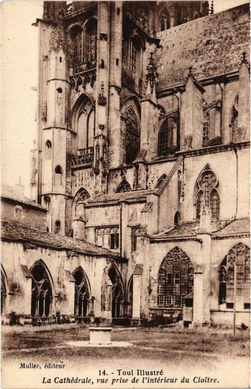 Carte postale ancienne Toul Cathedrale