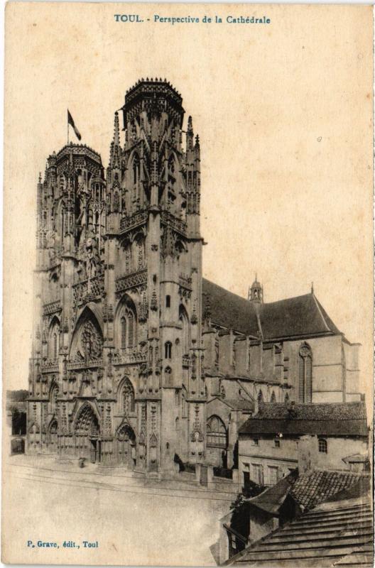 Carte postale ancienne Toul Cathedrale