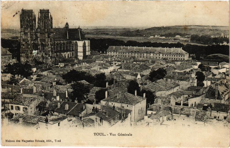 Carte postale ancienne Toul vue generale