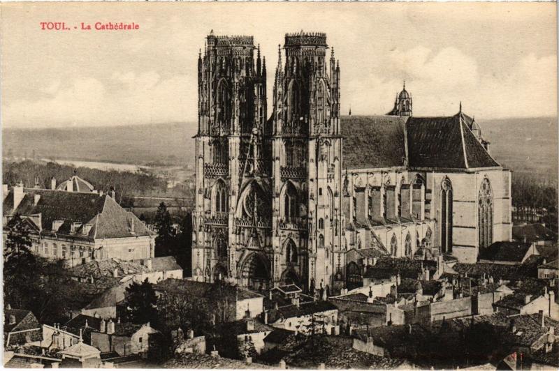 Carte postale ancienne Toul Cathedrale