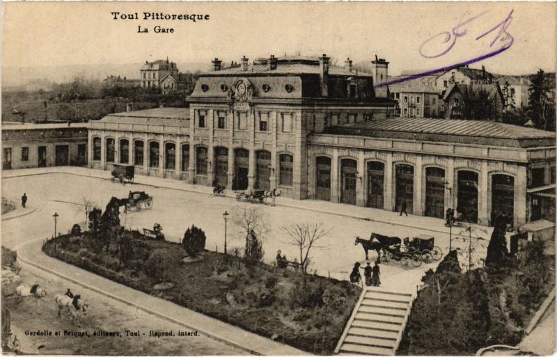 Carte postale ancienne Toul la Gare