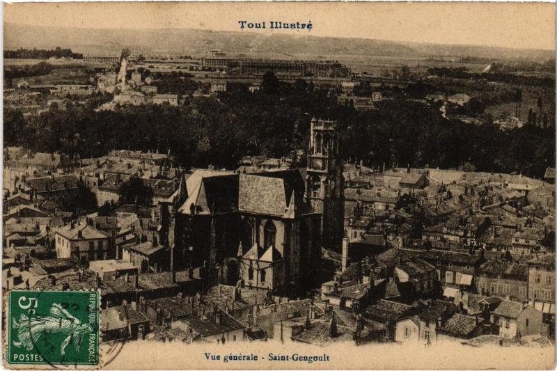 Carte postale ancienne Toul vue generale