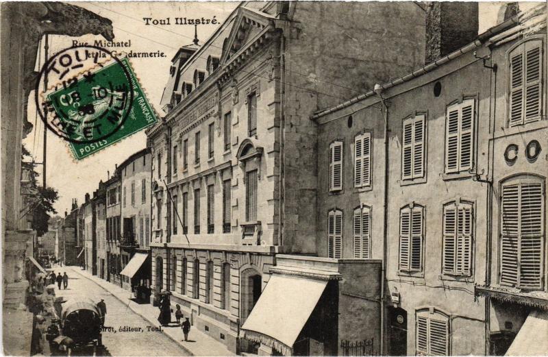 Carte postale ancienne Toul Rue Michatel