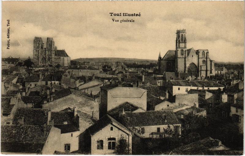 Carte postale ancienne Toul vue generale