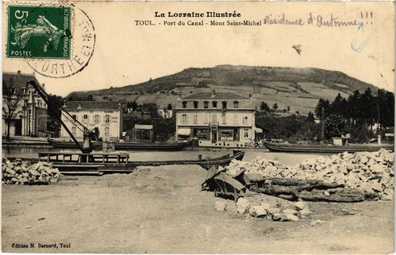 Carte postale ancienne Toul Port du Canal