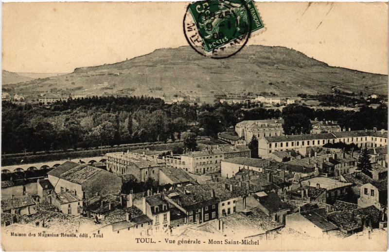 Carte postale ancienne Toul vue generale