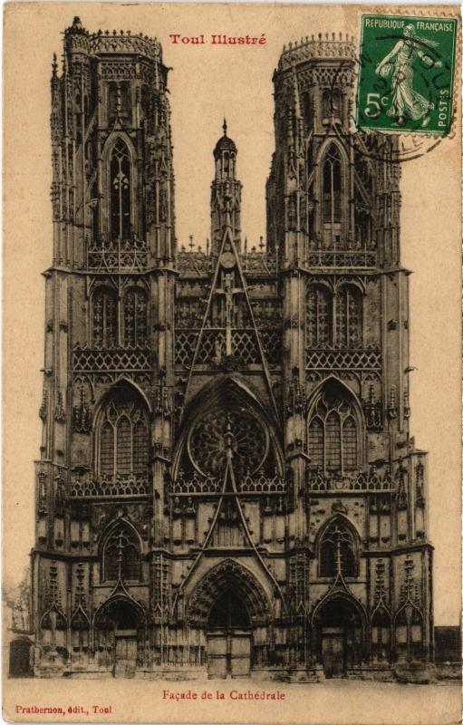 Carte postale ancienne Toul Cathedrale