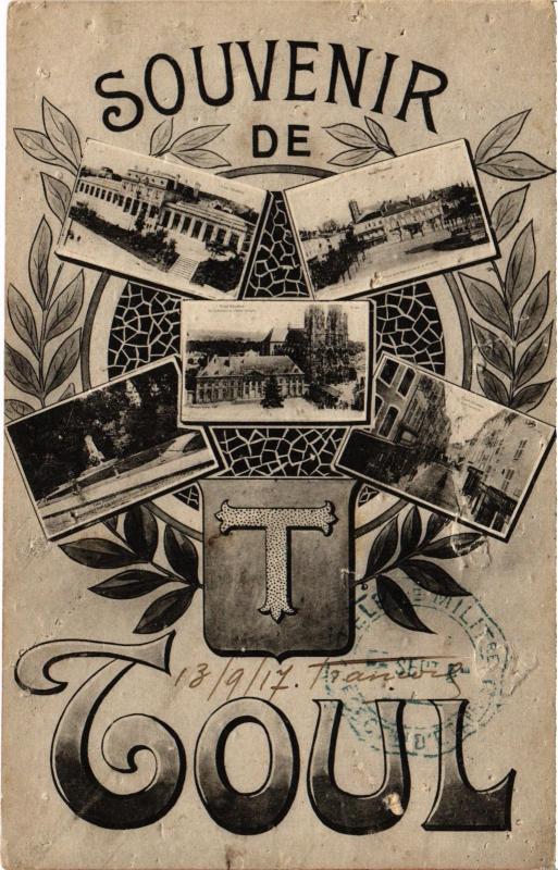 Carte postale ancienne Toul souvenir