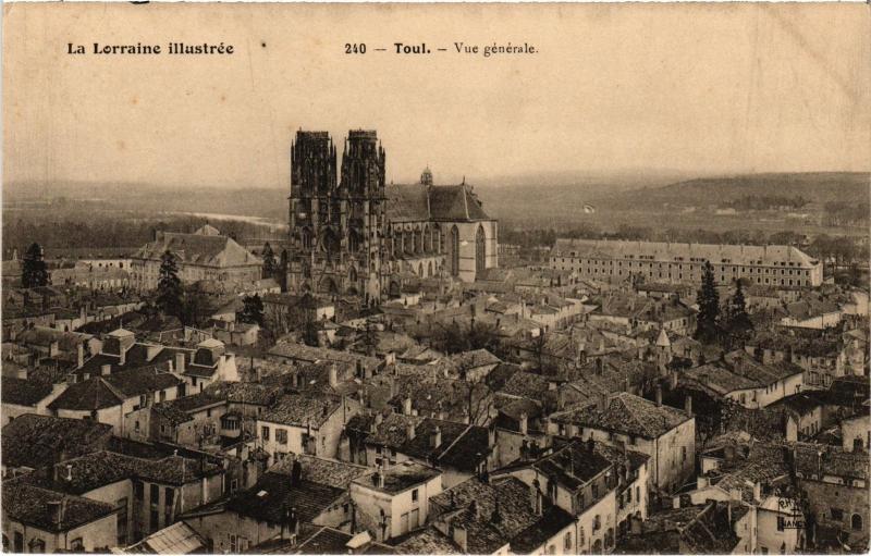 Carte postale ancienne Toul vue generale