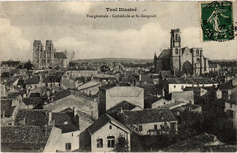 Carte postale ancienne Toul vue generale