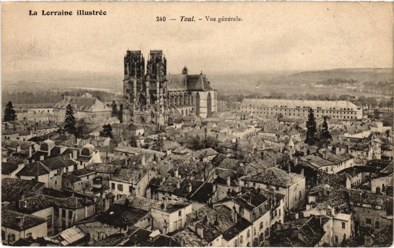 Carte postale ancienne Toul vue generale
