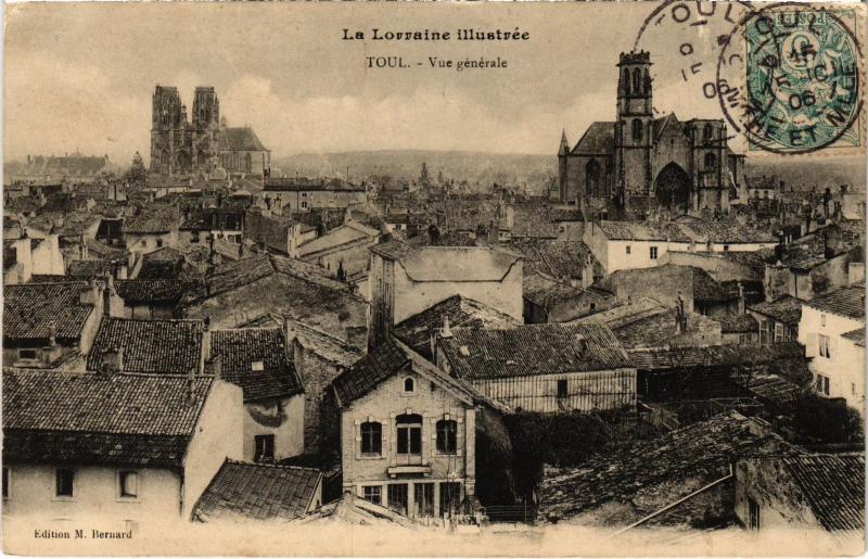 Carte postale ancienne Toul vue generale