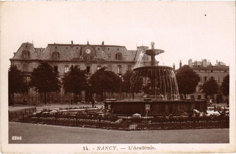 Carte postale ancienne Nancy Academie à Nancy