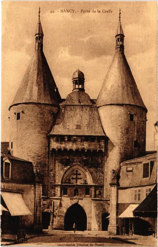 Carte postale ancienne Nancy Porte de la Craffe à Nancy