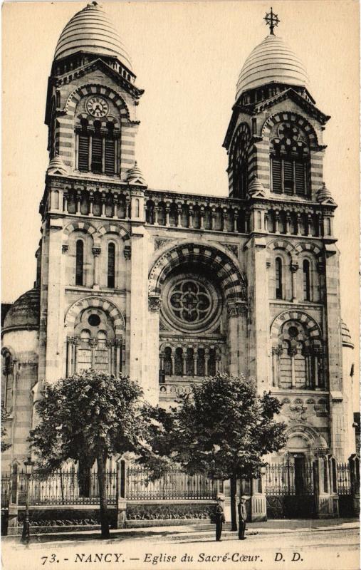 Carte postale ancienne Nancy Eglise du Sacre Coeur à Nancy