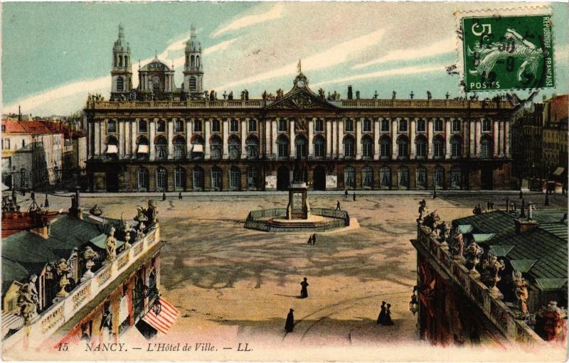 Carte postale ancienne Nancy Hotel de Ville à Nancy