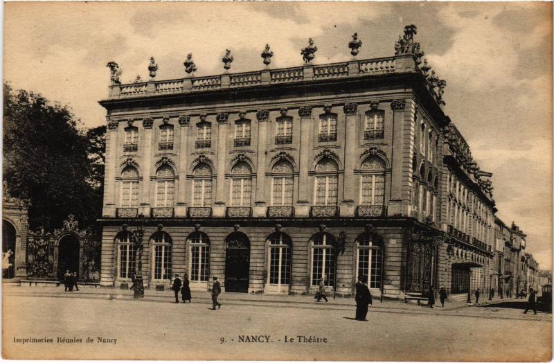 Carte postale ancienne Nancy le Theatre à Nancy