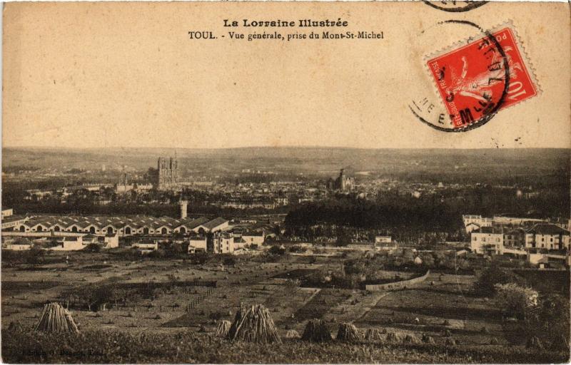 Carte postale ancienne Toul vue generale