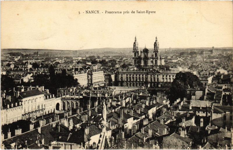 Carte postale ancienne Nancy panorama à Nancy