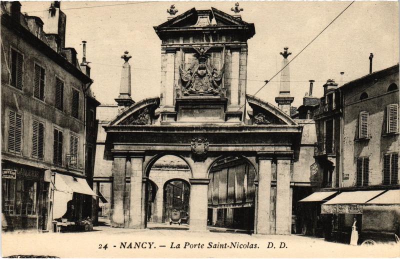 Carte postale ancienne Nancy Porte Saint-Nicolas à Nancy