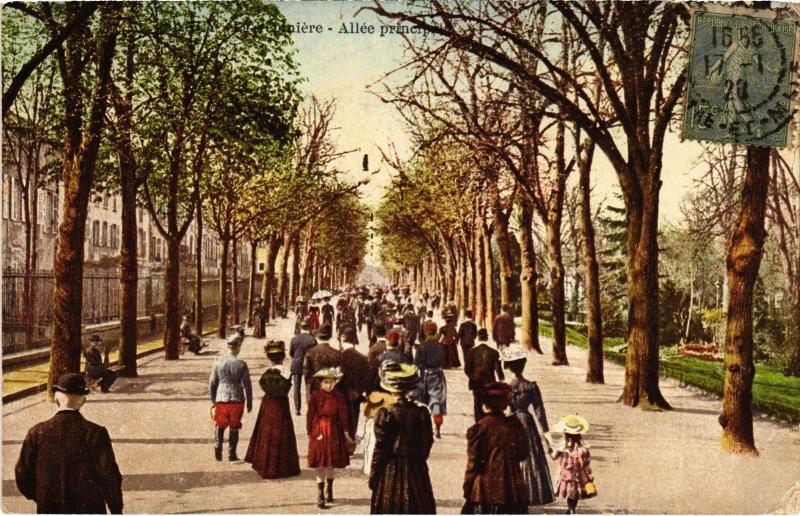 Carte postale ancienne Nancy Allee principale à Nancy