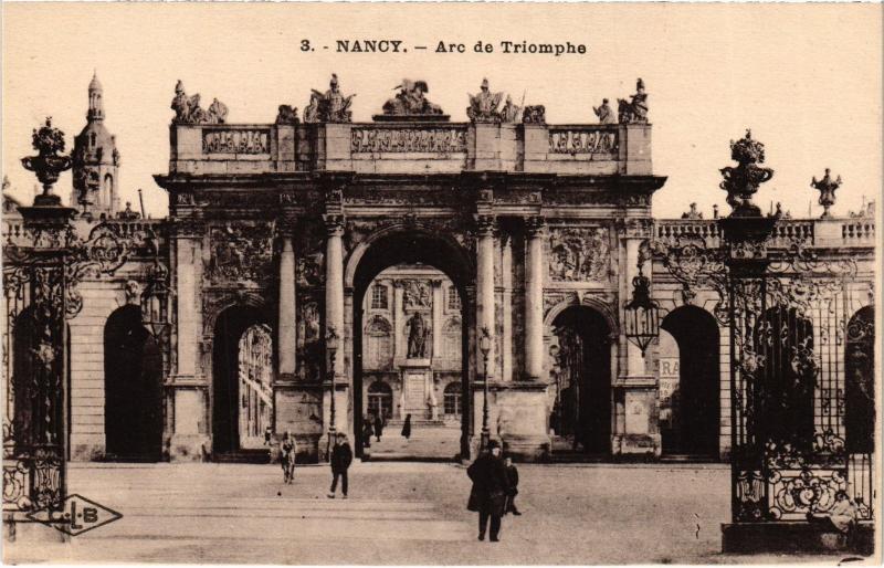 Carte postale ancienne Nancy Arc de Triomphe à Nancy