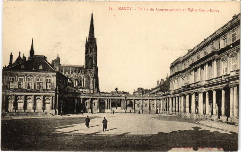 Carte postale ancienne Nancy Palais du Gouvernement à Nancy