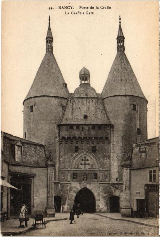 Carte postale ancienne Nancy Porte de la Craffe à Nancy