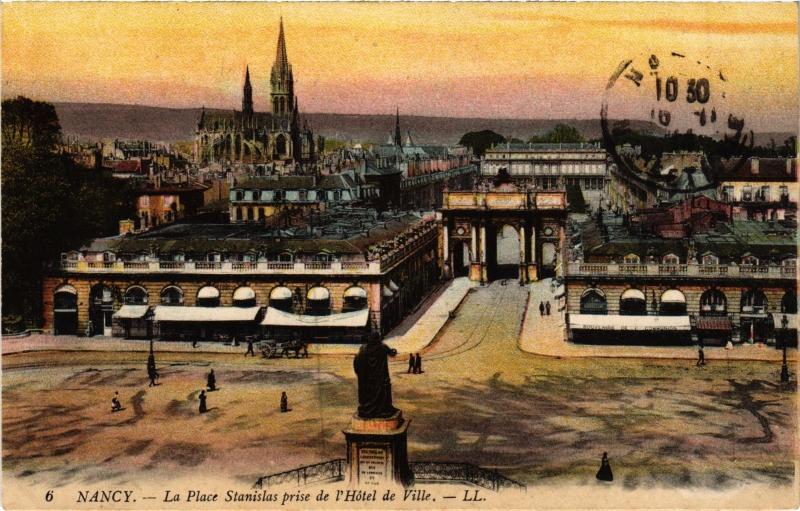 Carte postale ancienne Nancy Place Stanislas à Nancy