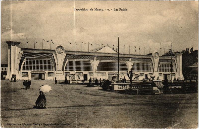 Carte postale ancienne Nancy les Palais à Nancy