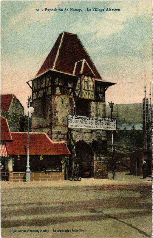 Carte postale ancienne Nancy le Village à Nancy