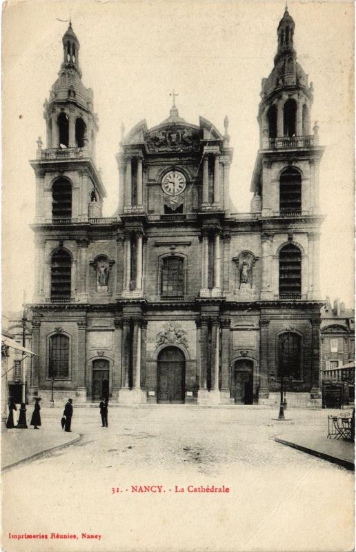 Carte postale ancienne Nancy Cathedrale à Nancy