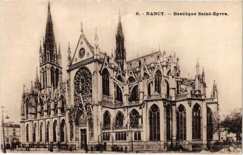 Carte postale ancienne Nancy Basilique Saint-Epvre à Nancy