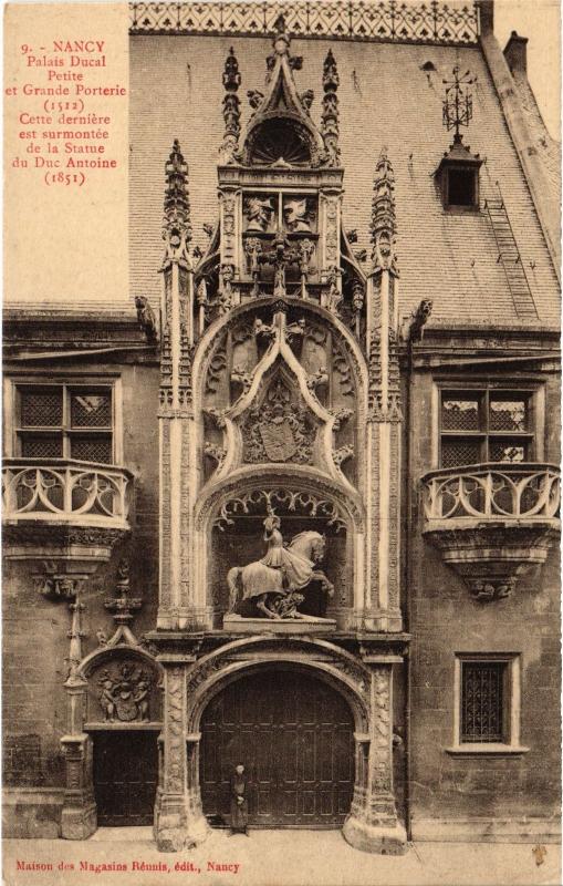 Carte postale ancienne Nancy Palais Ducal à Nancy