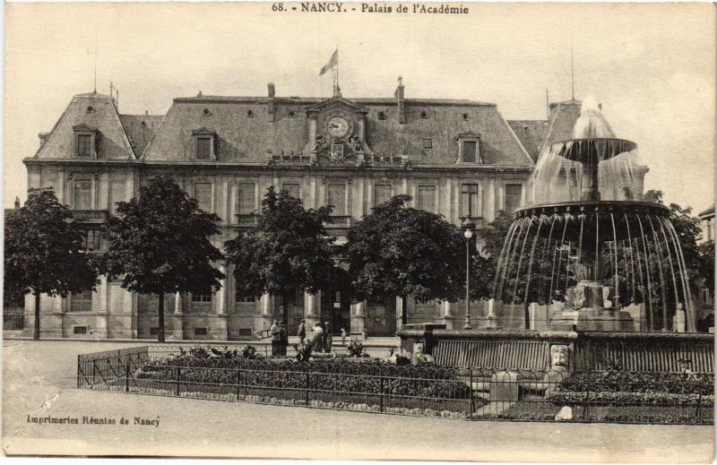 Carte postale ancienne Nancy Palais de l'Academie à Nancy