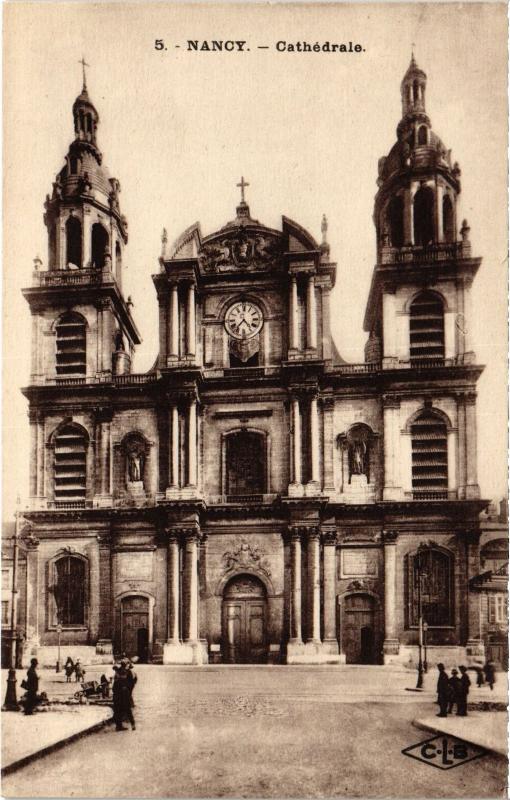 Carte postale ancienne Nancy Cathedrale à Nancy