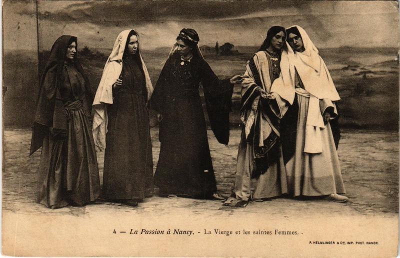 Carte postale ancienne Nancy la Vierge et les saintes femmes à Nancy