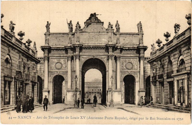 Carte postale ancienne Nancy Arc de Triomphe à Nancy