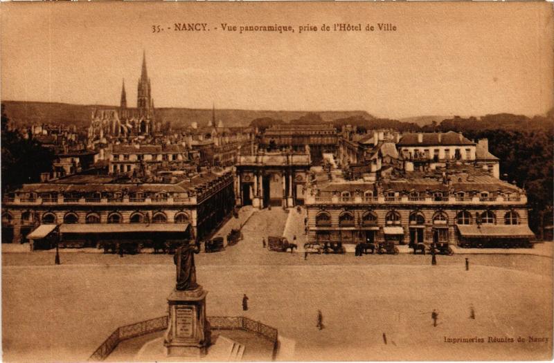 Carte postale ancienne Nancy vue panoramique à Nancy