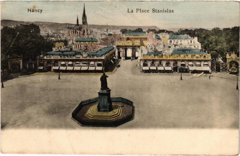 Carte postale ancienne Nancy Place Stanislas à Nancy