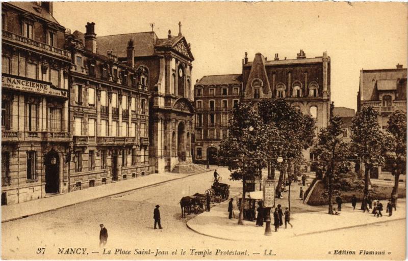 Carte postale ancienne Nancy Place Saint-Jean à Nancy