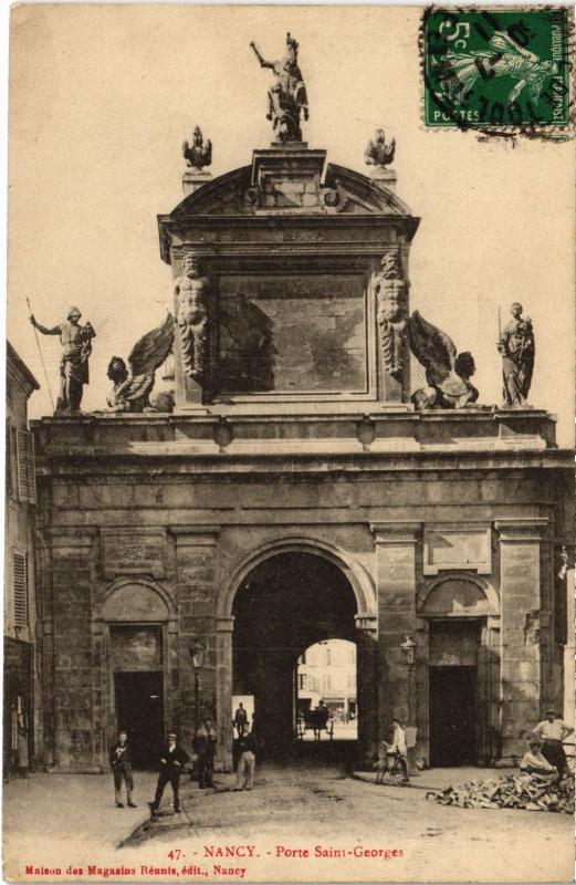 Carte postale ancienne Nancy Porte Saint-Georges à Nancy
