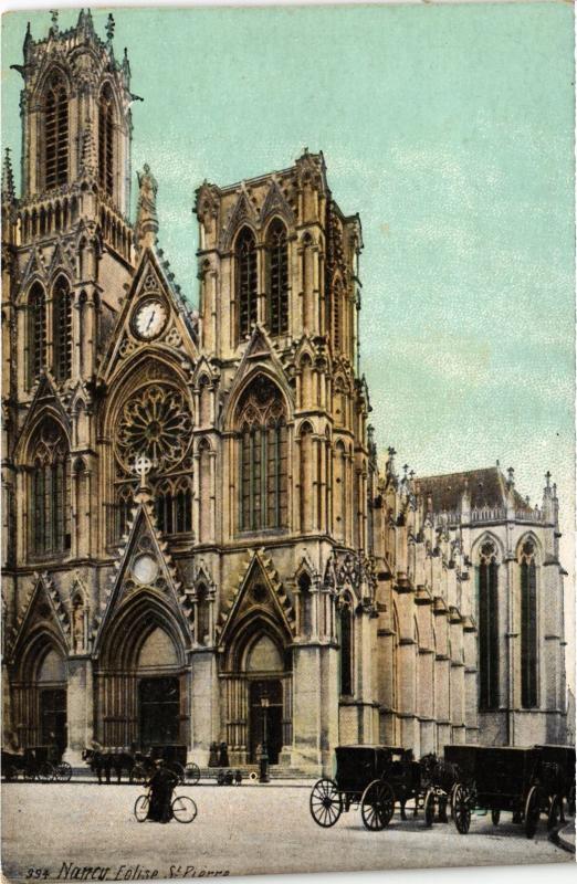 Carte postale ancienne Nancy Eglise Saint-Pierre à Nancy